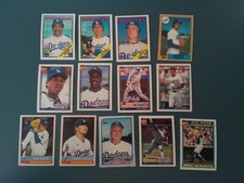 Los Angeles Dodgers- 13 Card Topps Lot- Offerman, Lasorda, Sasaki, Brooks - RC