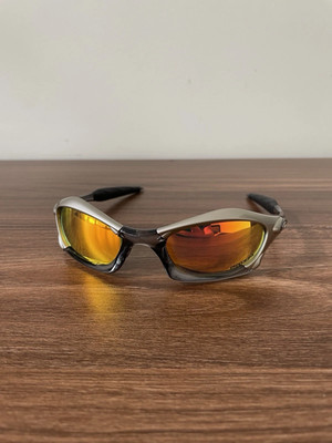 Gafas de sol Oakley Splice Y2K lentes naranjas. -