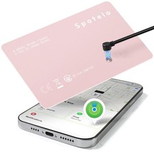 Apple Mfi Certified Wallet Tracker Card Works with Apple find My iOS Only...