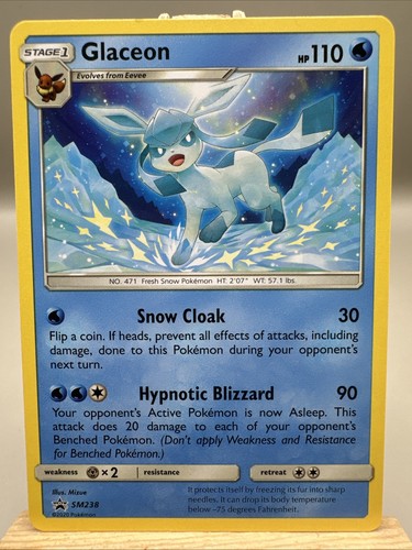 Glaceon - SM238 Promo Sun & Moon Promo Pokemon Near Mint