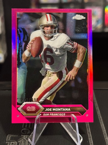 2023 Topps Composite - Topps Chrome Joe Montana #16 Pink Refractor /399