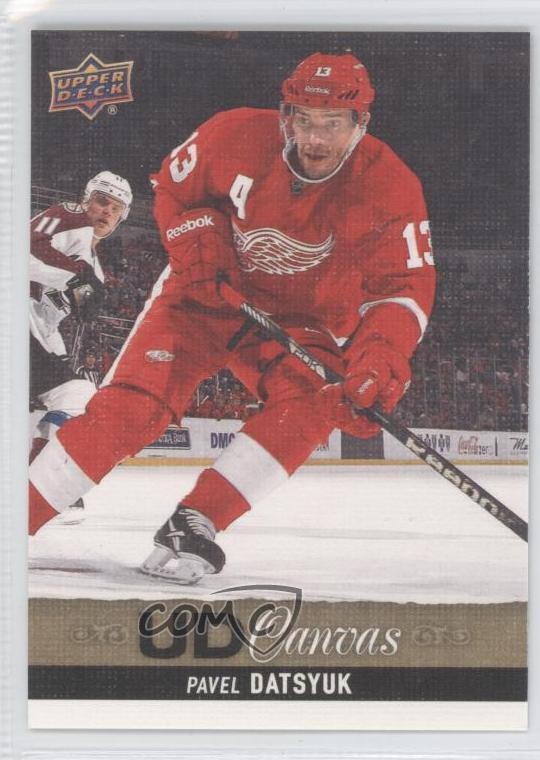 2013-14 Upper Deck UD Canvas Pavel Datsyuk #C47 HOF 4k8