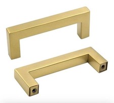 Goldenwarm Gold Cabinet Pulls Brushed Brass D...