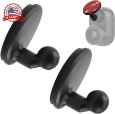 2PCS Low Profile Adhesive Mount for Garmin Dashcam, Windshield Sticky Ball Compa