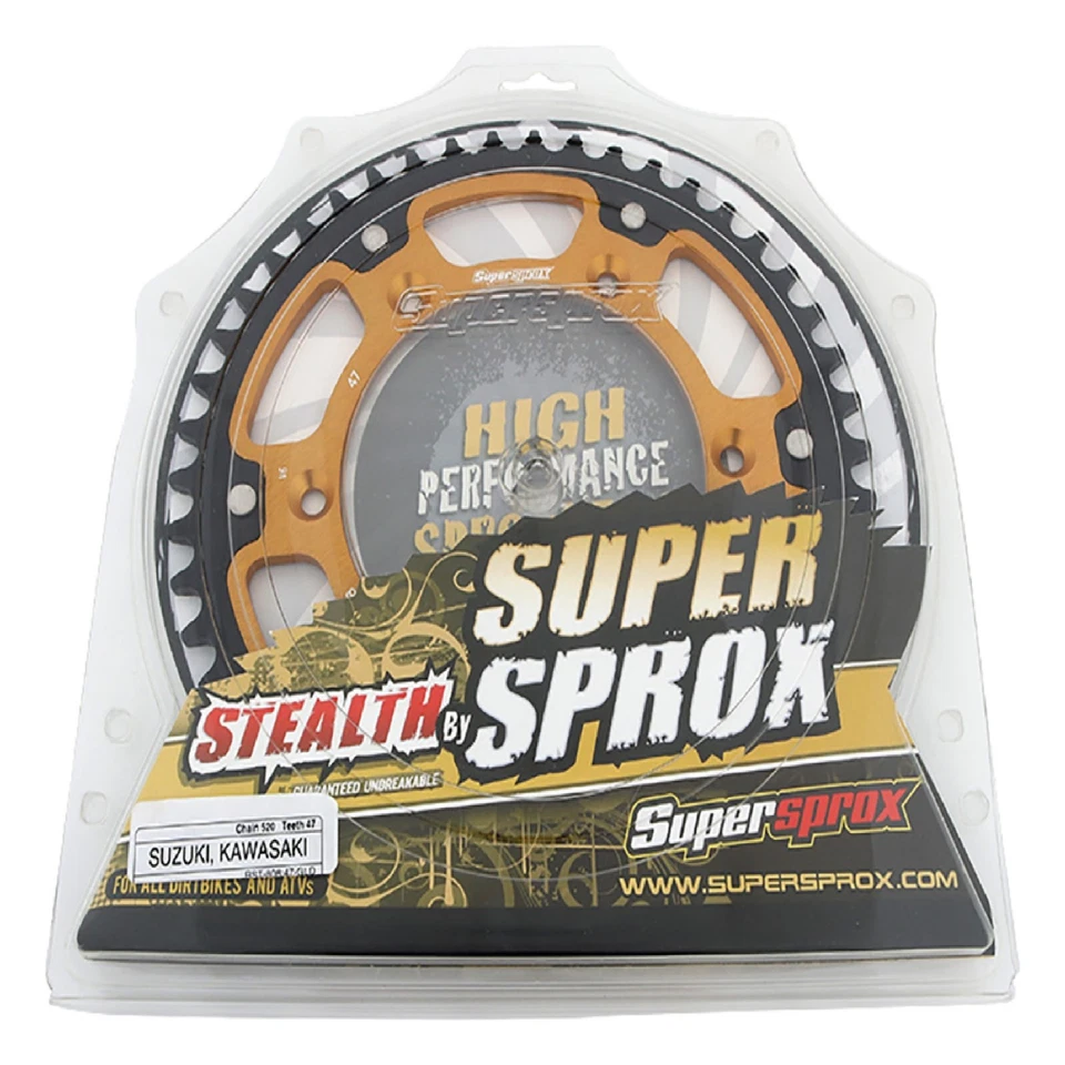 Gold Stealth Sprocket For Suzuki DRZ400E DRZ400K 2000-2003; RST-808-47-GLD - Image 4 of 4