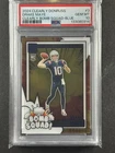 2024 Panini Clearly Donruss DRAKE MAYE Bomb Squad Blue #3 /49 PSA 10 RC Patriots