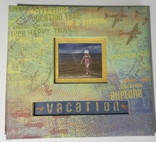 K Company Happy Trails Postbound Album, 12-Inch-by-12-Inch, Vacation