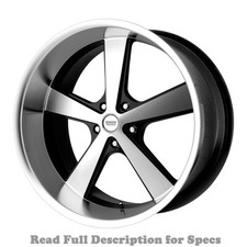 American Racing VN70122950315 Single Wheel VN701 Nova 22" x 9" Black 5x127 15mm