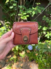 Vintage Coach 65th Anniversary Legacy Turnlock Wallet with Brass Hardware