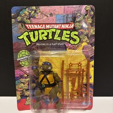 Teenage Mutant Ninja Turtles Donatello 1988 Playmates  Back Unpunched