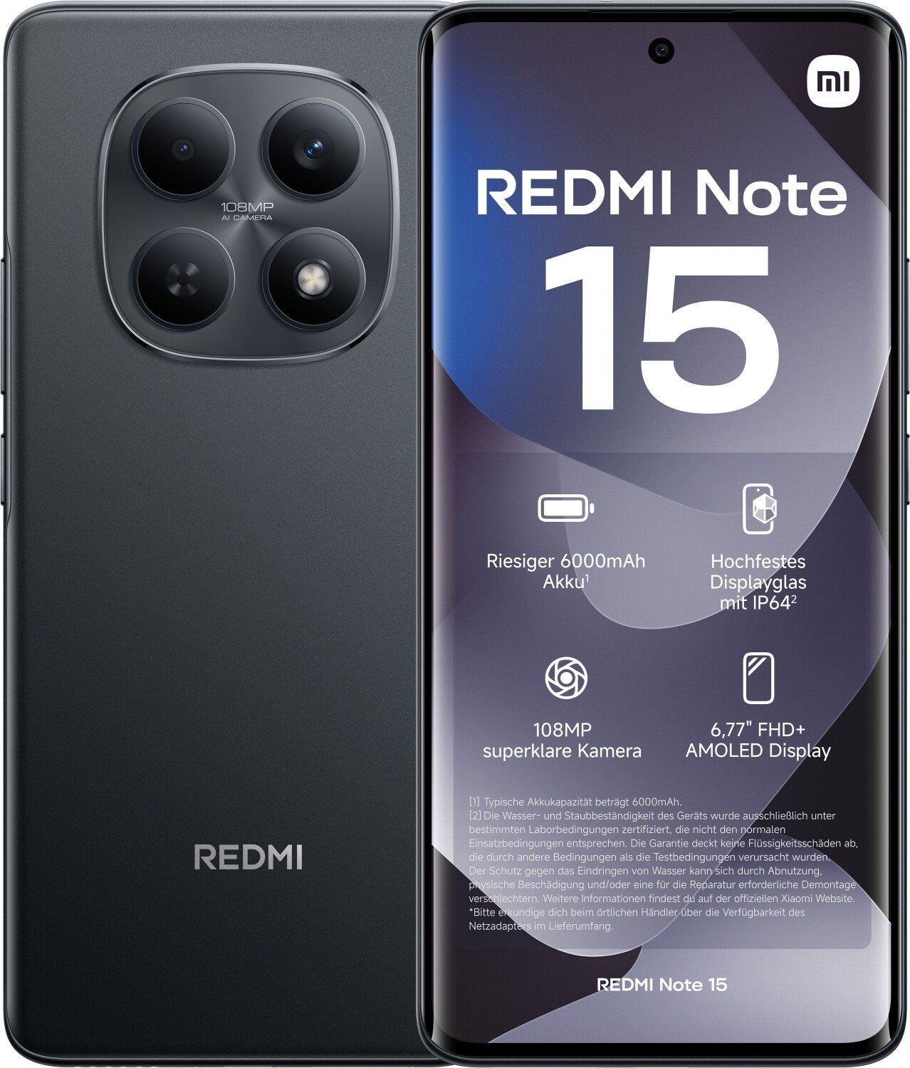 Xiaomi Redmi Note 15 4G 128GB/6GB - Black - Image 3