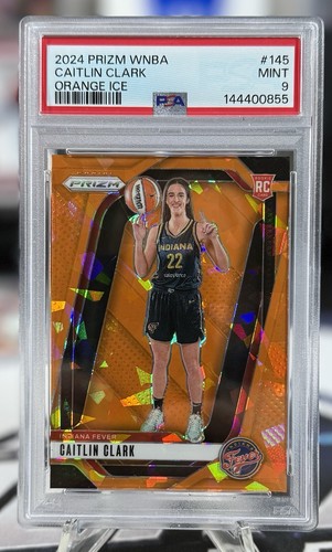 Caitlin Clark [Green] #10 2024 Panini Prizm WNBA Fearless card