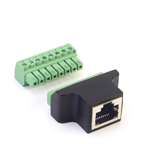 Complete For RJ45 Green Screw Terminal Set with Screwdriver for Installation - Afbeelding 8 van 8