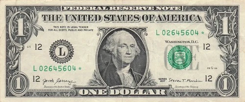 USA / San Francisco , Ca. * $1  Series of  2017   Circulated Banknote ESS