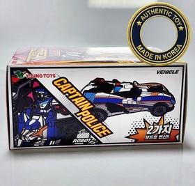 Tobot V Mini Captain Police Transformer Robot Cop Vehicle Korea Toy
