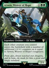 Arwen, Weaver of Hope (Extended Art) - Normal NM MTG Commander: The Lord of t...