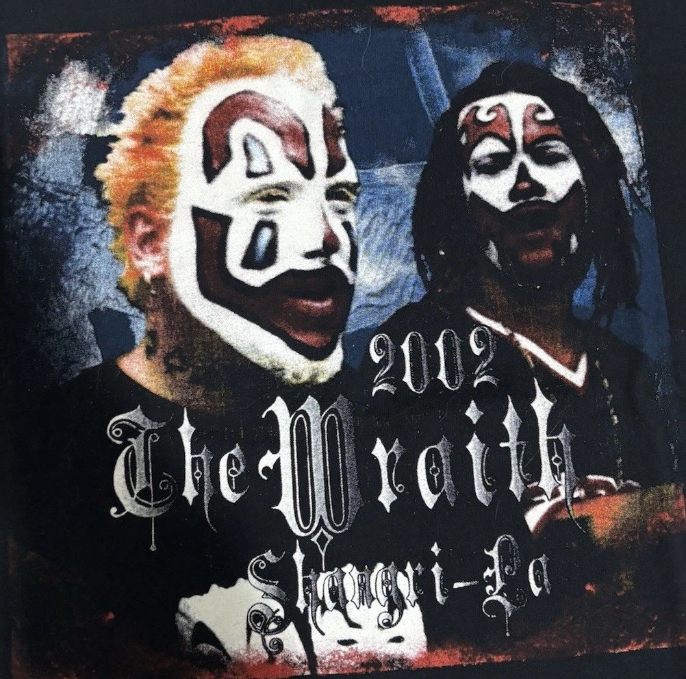 Insane Clown Posse ICP The Wraith album cover/tracklist Rap T