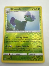Pokemon Sun & Moon Ultra Prism Roserade 5/156 Rare Reverse Holo TCG Card
