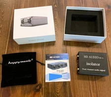 happymusic Professional Hum Eliminator XLR 1/4 inch, Dual Channel Ground...