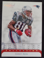 RANDY MOSS 2017 DONRUSS CERTIFIED CUTS #5 HERITAGE COLLECTION #13/99!