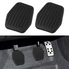 Automobilzubehör Bremskupplung Pedal Pad Auto Bremse Schwarzer Gummi 2pcs