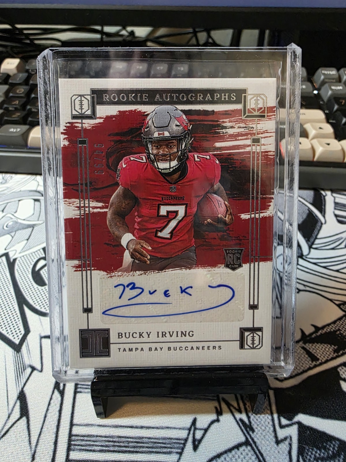2024 Panini Impeccable - #RA-BIG Bucky Irving - Rookie Auto RC /99 