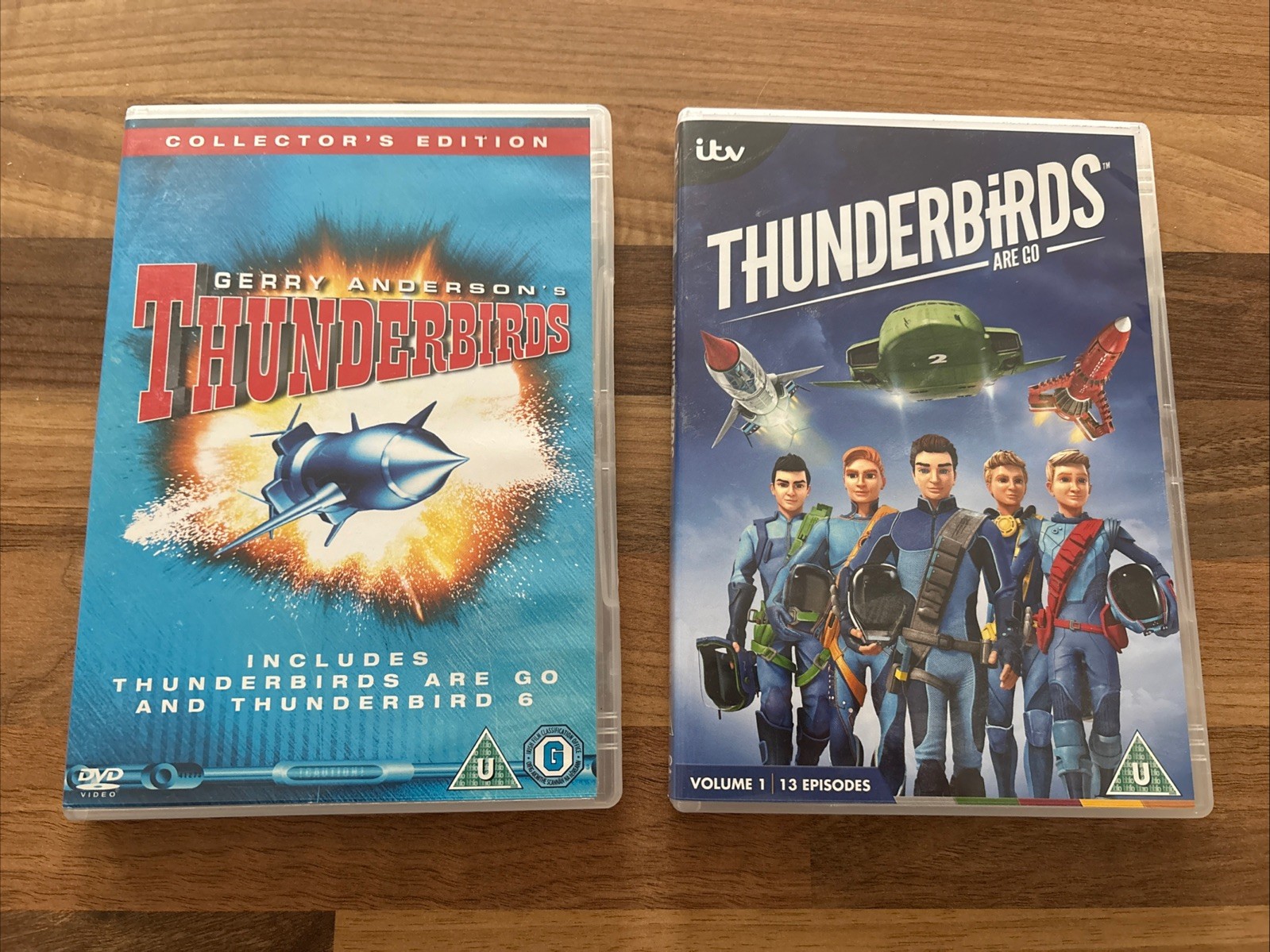 Gerry Anderson’s Thunderbirds & Thunderbirds Are Go - Dvd’s (1968 / 2015) VGC