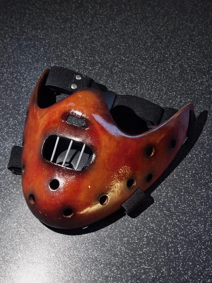 Halloween Schweigen der Lämmer Hannibal Lecter Maske Harz Party Cosplay Requisite - Bild 2 von 3