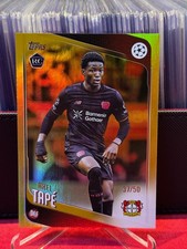 2025-26 Topps UEFA UCC Axel Tape Gold Foil 37/50 RC Leverkuen