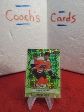 2022 Upper Deck Ice NHL GREEN Noah Cates Rookie #140 Philadelphia Flyers 