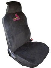 St Louis Cardinals Embroidered Seat Cover New Car Auto MLB Black Truck SUV