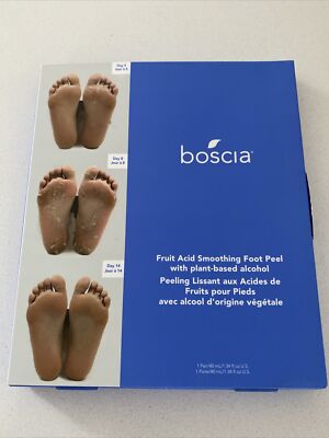 Boscia Fruit Acid Smoothing Foot Peel NIP Authentic