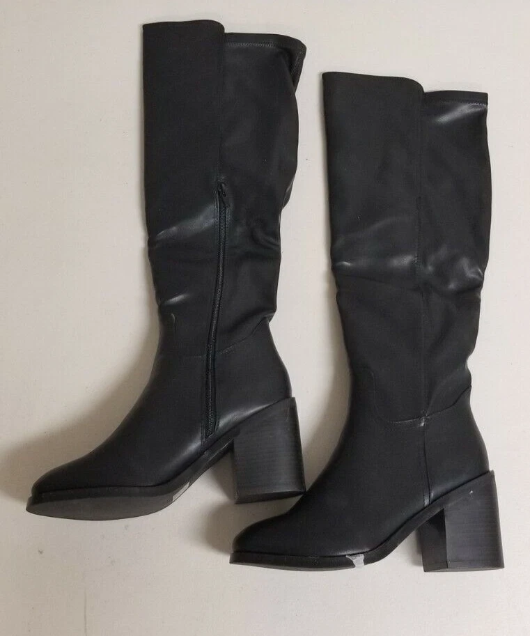 Olivia Miller Riding Boots Womens Size US 8.5 Knee High Black - Image 2 of 4