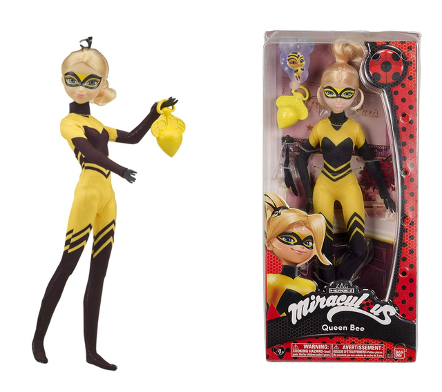 miraculous ladybug queen bee action figure