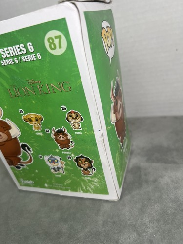 Funko POP! Disney The Lion King Pumbaa #87 Vinyl Figure DAMAGED - Picture 4 of 9