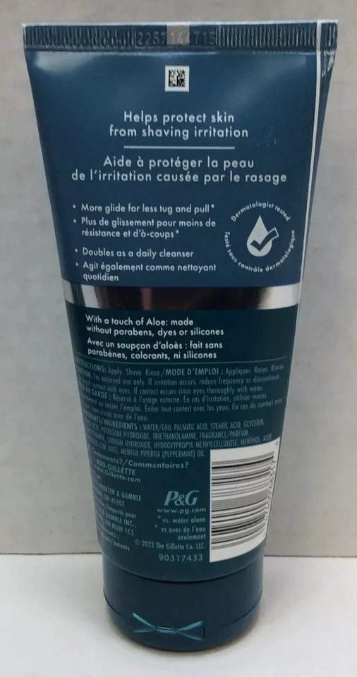 Gillette Intimate Pubic Shave Cream + Cleanser, 6FL OZ, Lot of 3, Free Shipping - Image 2 of 3