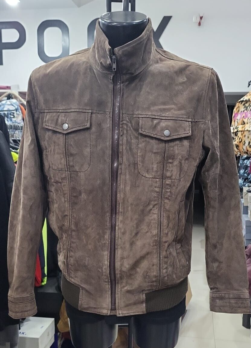 The Leather Jacket Used Men's Brown Size 48 PGS1203PI | eBay