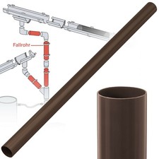 Marley Continental Dachrinnen - Fallrohrsystem DN105 Farbe Braun RAL-8017