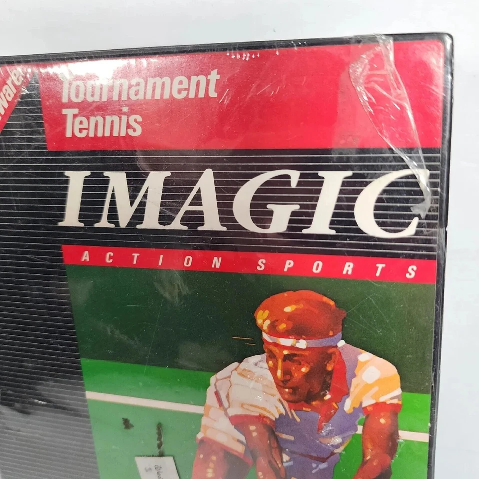 Vtg 80's Commodore 64 Game Imagic Action Sports Tournament Tennis NOS Deadstock - Image 3 of 4