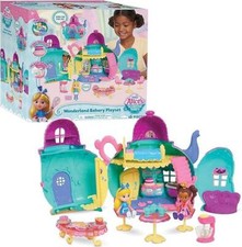 New Just Play Disney Junior Alice  s Wonderland Bakery Playset Toy Figures 15 Pc