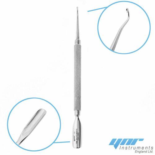 YNR England Nail Curette Nail Cleaner Manicure Pedicure Tools Stainless Steel - Picture 2 of 2