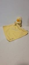 Carter's Chick Duck Yellow Lovey Security Blanket Rattle Plush 11" Baby Love You