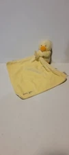 Carter's Chick Duck Yellow Lovey Security Blanket Rattle Plush 11" Baby Love You