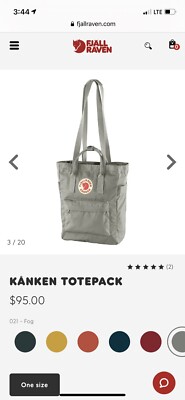 Kanken 8L Mini Totepack - Fog Preowned Good Condition | eBay