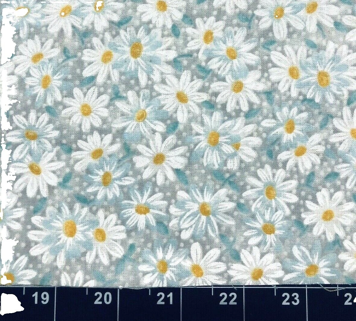 Polka Dot Flowers & Plants Fabric Remnants