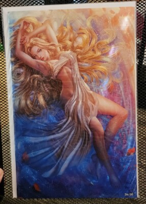 Mount Olympus Comics Patriotika Virgin 26/50 ''Sunset Swim'' 24 Hour Exclusive