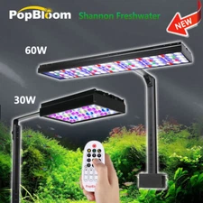 PopBloom Freshwater Led Aquarium Light Full Spectrum Planted Fish Tank Light LED