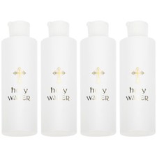 4PCS Bottle Catholic Water Bottle Virgin Mary Water Bottle Holy Water Containers