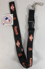 San Francisco Giants Breakaway Lanyard Keychain 24" MLB Black Key Ring ID Holder