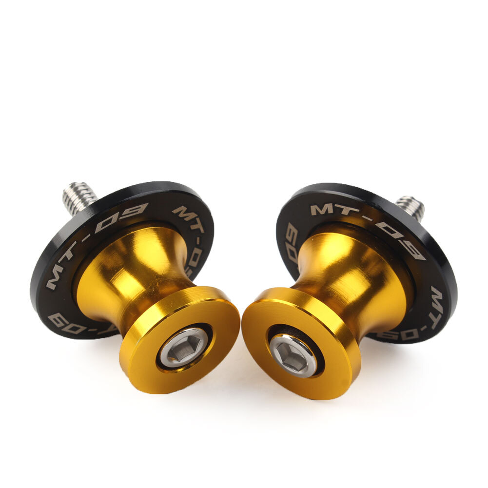 Yamaha MT09 Swingarm Spools ZYAKOMO Motorcycle Swingarm Spools - CNC Aluminum Sliders For Yamaha MT-09 Models CNC Aluminum Bobbins - Foto 8